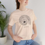 Black Nautilus Graphic Tee (Nutilus Shell Shirt, Comfortable Beach Wear, Gift for Shell Enthusiasts, Seashell Apparel, Eco-friendly Fashion) - 6 Color