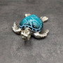 Silver Blue Sea Turtle Resin Painted Figurine (1 turtle approx. 3+ inches) Resin Silver Blue Sea Turtle Figure for gifting décor & display! Copyright 2025 SeaShellSupply.com.