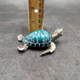 Silver Blue Sea Turtle Resin Painted Figurine (1 turtle approx. 3+ inches) Resin Silver Blue Sea Turtle Figure for gifting décor & display! Copyright 2025 SeaShellSupply.com.