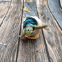 Blue Baby Sea Turtle Hatching Figure (1 turtle approx. 3+ inches) Blue Painted Resin Baby Turtle Egg Figure for coastal home décor! Copyright 2025 SeaShellSupply.com.