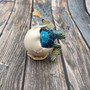 Blue Baby Sea Turtle Hatching Figure (1 turtle approx. 3+ inches) Blue Painted Resin Baby Turtle Egg Figure for coastal home décor! Copyright 2025 SeaShellSupply.com.