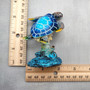 Blue Sea Turtle Figurine Painted Resin (1 figure approx. 3.5+ inches tall) Ocean Blue Sea Turtle for coastal home decor gifts & collecting! Copyright 2025 SeaShellSupply.com.

