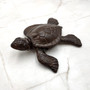 Brown Sea Turtle Key Box With Lid Metal (1 key box approx. 5+ inches) Aged Rust Brown Cast Iron Sea Turtle Box for keys trinkets & gifting! Copyright 2025 SeaShellSupply.com.
