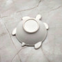 Sea Turtle Light Blue White Bowl (1 dish approx. 5.5+ inches) Blue White Sea Turtle Ceramic Dish for gifting jewelry trinkets & candy! Copyright 2025 SeaShellSupply.com.