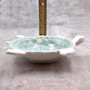 Sea Turtle Light Green White Bowl (1 dish approx. 7+ inches) Green White Sea Turtle Ceramic Dish for gifting jewelry trinkets & candy! Copyright 2025 SeaShellSupply.com.