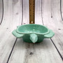 Sea Turtle Pastel Green Plate (1 dish approx. 6.75+ inches wide) Green Sea Turtle Ceramic Dish for coastal table charm display & kitchen accent Copyright 2025 SeaShellSupply.com.