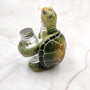Green Sea Turtle Salt Pepper Shaker Holder Set (1 turtle approx. 5.5+ inches) Green Sea Turtle Spice Shaker Holder for kitchen or table! Copyright 2025 SeaShellSupply.com.