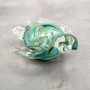 Green Blue Sea Turtle Glass Figurine Swirl (1 figure approx. 4+ inches) Colorful Green Blue Glass Sea Turtle for gifts & coastal décor! Copyright 2025 SeaShellSupply.com.