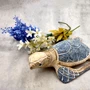 Large Blue Sea Turtle Painted Wood (1 sea turtle approx. 10+ inches) Dark Blue Painted Wooden Sea Turtle Figure for home décor & display!