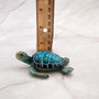 Teal Blue Sea Turtle Resin Fridge Magnet (1 turtle approx. 3+ inches) Aqua Teal Blue Resin Sea Turtle Magnet Gift for fridges & cabinets!
