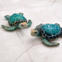 Teal Blue Sea Turtle Resin Fridge Magnet (1 turtle approx. 3+ inches) Aqua Teal Blue Resin Sea Turtle Magnet Gift for fridges & cabinets!