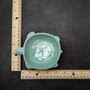 Mint Green Sea Turtle Bowl Porcelain (1 dish approx. 5.25+ inches) Light Green Sea Turtle Dish for coastal kitchen accent & table charm! Copyright 2025 SeaShellSupply.com.