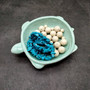 Mint Green Sea Turtle Bowl Porcelain (1 dish approx. 5.25+ inches) Light Green Sea Turtle Dish for coastal kitchen accent & table charm! Copyright 2025 SeaShellSupply.com.