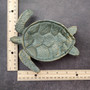Cast Iron Sea Turtle Green Metal Dish (1 bowl approx. 7+ inches) Green Metal Sea Turtle Dish for jewelry trinkets & home décor! Copyright 2025 SeaShellSupply.com