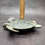 Cast Iron Sea Turtle Green Metal Dish (1 bowl approx. 7+ inches) Green Metal Sea Turtle Dish for jewelry trinkets & home décor! Copyright 2025 SeaShellSupply.com