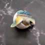 Sea Turtle Egg Hatchling Aqua Blue Shell (1 sea turtle approx. 2+ inches) Blue Painted Resin Baby Sea Turtle Egg for coastal home décor! Copyright 2025 SeaShellSupply.com.