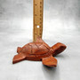 Carved Wooden Sea Turtle Brown (1 turtle approx. 3.5+ inch wide) Wood Sea Turtle Figure for coastal beach home display & decoration! Copyright 2025 SeaShellSupply.com.