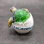 Sea Turtle Egg Hatchling Green Shell (1 sea turtle approx. 2+ inches) Green Painted Resin Baby Sea Turtle Egg for coastal home décor!