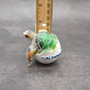 Sea Turtle Egg Hatchling Green Shell (1 sea turtle approx. 2+ inches) Green Painted Resin Baby Sea Turtle Egg for coastal home décor!