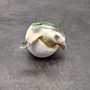 Sea Turtle Egg Hatchling Green Shell (1 sea turtle approx. 2+ inches) Green Painted Resin Baby Sea Turtle Egg for coastal home décor!