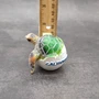 Sea Turtle Egg Hatchling Green Shell (1 sea turtle approx. 2+ inches) Green Painted Resin Baby Sea Turtle Egg for coastal home décor!