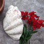 Derasa Clam Seashell Half White Tridacna Derasa (1 shell approx. 8+ inches) Big Derasa Clam Shells for dish decor centerpieces & display! 02