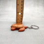 Handmade Koa Wood Sea Turtle Keychain (1 keychain approx. 2.5+ inches) Wooden Sea Turtle Keychain for gifting or decorative charm! Copyright 2025 SeaShellSupply.com