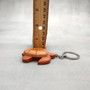 Handmade Koa Wood Sea Turtle Keychain (1 keychain approx. 2.5+ inches) Wooden Sea Turtle Keychain for gifting or decorative charm! Copyright 2025 SeaShellSupply.com