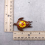 Wooden Sea Turtle Magnet Yellow Hibiscus Flower (1 magnet approx. 2+ inches) Wood Sea Turtle Magnet gift for fridges cabinets doors! Copyright 2025 SeaShellSupply.com.