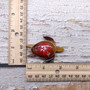 Wooden Sea Turtle Magnet Red Hibiscus Flower (1 magnet approx. 2+ inches) Wood Sea Turtle Magnet gift for fridges cabinets doors! Copyright 2025 SeaShellSupply.com.