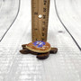 Wooden Sea Turtle Magnet Purple Hibiscus Flower (1 magnet approx. 2+ inches) Wood Sea Turtle Magnet gift for fridges cabinets doors! Copyright 2025 SeaShellSupply.com.