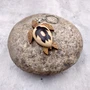 Stylized Woodburned Sea Turtle Keychain (1 keychain approx. 4+ inches) Burnt Wooden Sea Turtle Key Fob for gifting or decorative charm!
