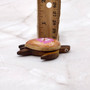 Wooden Sea Turtle Magnet Pink Hibiscus Flower (1 magnet approx. 2+ inches) Wood Sea Turtle Magnet gift for fridges cabinets doors! Copyright 2025 SeaShellSupply.com.