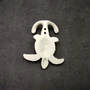 Cast Iron Sea Turtle Wall Hooks White Distressed (1 metal hook approx. 4.75+ inches) White Sea Turtle Double Wall Hook for coastal decor!