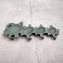 Sea Turtle Family Wall Hook Rack Cast Iron Green Patina (1 hook rack approx. 10 inches) Green Sea Turtle Hook Rack for coastal decor!