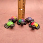 Painted Marble Stone Black Sea Turtles (set of 2 stone figures approx. 2+ inches) Carved Colorful Turtle Figurines for collecting & decor!  Copyright 2025 SeaShellSupply.com.
