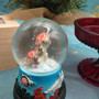 Brown Sea Turtle Seasonal Holiday Water Globe (1 globe approx. 4+ inches tall) Decorative Brown Sea Turtles Water Globe for coastal display! Copyright 2025 SeaShellSupply.com.