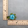 Swirl Glass Sea Turtle Figurine Green Blue (1 figure approx. 1.5 inches) Swirly Green Blue Glass Sea Turtle for gifts décor & collecting!