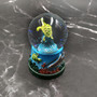 Small Sea Turtle Water Globe with Dolphin and Coral Base (1 globe approx. 2.75 inches tall) Cute Sea Turtle Water Globe for gifts & decor!