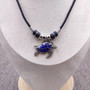 Sea Turtle Colorful Necklace Mood Pendant (1 turtle necklace approx. 18+ inches AROUND) Sea Turtle Pendant Necklace for wearing & gifting! Copyright 2025 SeaShellSupply.com.
