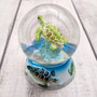 Colorful Green Sea Turtle Water Glass Globe (1 globe approx. 3.5+ inches tall) Detailed Sea Turtle Water Globe for home décor & display!