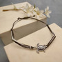 Sea Turtle Charm Bracelet Brown Green White Cord (approx. 5-7+ inches AROUND) Olive Green Brown Sea Turtle String Bracelet Jewelry to gift! Copyright 2025 SeaShellSupply.com.