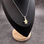 Green Sea Turtle Necklace Silver Rhinestone Pendant (approx. 16+ inches AROUND) Colorful Sea Turtle Jewelry a gift for ocean life lovers! Copyright 2025 SeaShellSupply.com.