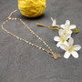 Sea Turtle Necklace White and Gold Color (1 necklace approx. 16+ inches AROUND) Gold Tone White Sea Turtle charm necklace for gifting! Copyright 2025 SeaShellSupply.com.