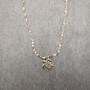 Sea Turtle Necklace White and Gold Color (1 necklace approx. 16+ inches AROUND) Gold Tone White Sea Turtle charm necklace for gifting!