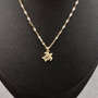 Sea Turtle Necklace White and Gold Color (1 necklace approx. 16+ inches AROUND) Gold Tone White Sea Turtle charm necklace for gifting!