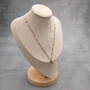 Sea Turtle Necklace Green Gold Color (1 necklace approx. 16+ inches AROUND) Gold Tone Green Sea Turtle charm necklace for gifting! Copyright 2025 SeaShellSupply.com.