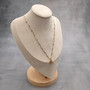 Sea Turtle Necklace Green Gold Color (1 necklace approx. 16+ inches AROUND) Gold Tone Green Sea Turtle charm necklace for gifting!