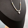 Sea Turtle Charm Necklace Orange Green Blue Beads Silver Color (approx. 14+ inches AROUND) Sea Turtle Necklace Jewelry for seaside wear!