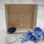 Sea Turtle Charm Necklace Delicate Purple Beads Silver Color (approx. 14+ inches AROUND) Violet Silver Sea Turtle Chain for resort wear! Copyright 2025 SeaShellSupply.com.